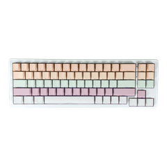 Bàn Phím Cơ Không Dây Xinmeng M71RGB/White Pink (Case Nhôm/Triple Mode/ Hostswap/Rgb)