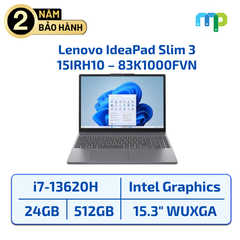 Laptop Lenovo IdeaPad Slim 3 15IRH10 I7-13620H/24GB/512GB/Win 11/15.3