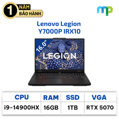 Laptop Lenovo Legion Y7000P IRX10 I9-14900HX/16GB/SSD 1TB/RTX 5070/16.0