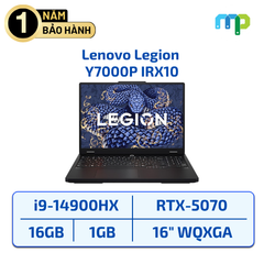Laptop Lenovo Legion Y7000P IRX10 I9-14900HX/16GB/SSD 1TB/RTX 5070/16.0