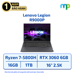 Laptop Lenovo Legion R9000P Ryzen 7-5800H/16GB/SSD 1TB/RTX 3060 6GB/16
