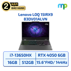 Laptop Lenovo LOQ 15IRX9 I7-13650HX/16GB/SSD 512GB/RTX 4050 6GB/15.6
