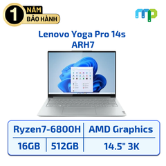 Laptop Lenovo Yoga Pro 14s ARH7 Ryzen7-6800H/16GB/SSD 512GB/14.5