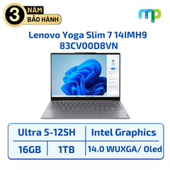Laptop Lenovo Yoga Slim 7 14IMH9 Ultra 5-125H/16GB/SSD 1TB/14.0 WUXGA Oled/Win 11 83CV00D8VN