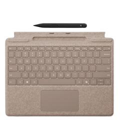 Combo Bàn phím Microsoft Surface Pro Signature (For Surface Pro 2024 Copilot Key) Slim Pen 2 Dune