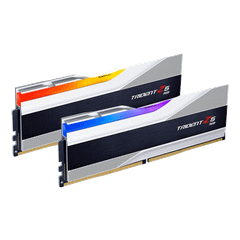 Ram GSkill Trident Z5 RGB Silver 32G | 16x2, DDR5, 5200MHz 40 F5-5200J4040A16GX2-TZ5RS