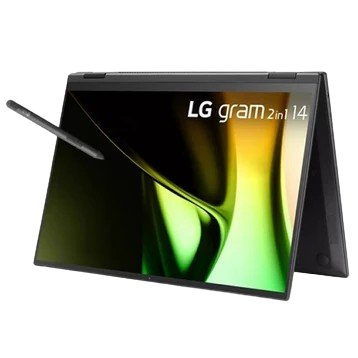 Laptop LG Gram 2024 2in1 14T90S-G.AH55A5 U5-125H/16GB/512GB PCIE/14.0 1920x1200 DCI-P3 99%/WIN 11/ĐEN