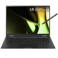Laptop LG Gram 2024 2in1 14T90S-G.AH55A5 U5-125H/16GB/512GB PCIE/14.0 1920x1200 DCI-P3 99%/WIN 11/ĐEN