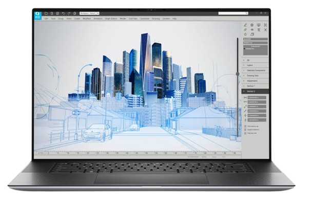 Laptop Dell Precision 5760 I7-11850H/16GB/SSD 512GB/RTX A3000/17.3