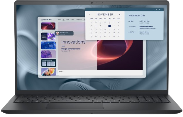 Laptop Dell Pro 15 Essential PV15250 Core 3-100U/8GB/SSD 512GB/15.6