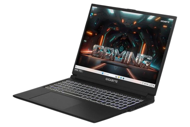 Laptop Gaming GIGABYTE G6 KF 2024 RC56 9RC56KF0HJIIXIVN000 i7-13620H/16GD5/512SSD/16.0FHD+/165Hz/WF6E/BT/54Wh/8G_RTX 4060/RGB/W11SL/ĐEN