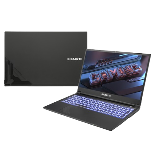 Laptop gaming GIGABYTE G6 MF 2024 RC56 G6-MF-72VN853KH i7-13700H/16GD5/512SSD/16.0FHD+/165Hz/WF6E/BT/54Wh/6G_RTX 4050/RGB/W11SL/ĐEN