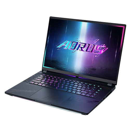 Laptop GIGABYTE  Gaming AORUS MASTER 16 AM6H U9-275HX/32GD5/1TBSSD/16.0WQXGA/240Hz/OLED/WF7BE/BT/99Wh/16G RTX 5080/RGB/W11SL/ĐEN BYHC5VNE64SH