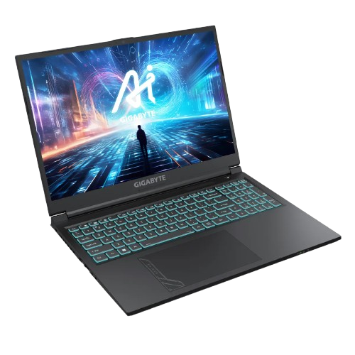 Laptop GIGABYTE G6 MF 2024 RC56 i7-13620H/16GD5/512SSD/16.0FHD+/165Hz/WF6E/BT/54Wh/6G RTX 4050/LEDKB/W11SL/ĐEN  9RC56MF0HJIIXIPH000