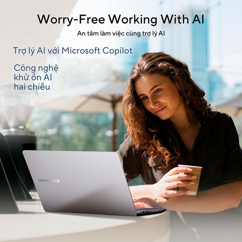 Laptop Asus ExpertBook P3605CVA-PL0042W I5-13420H/16GB/SSD 512GB/Backlit Keyboard/Wifi 6 2*2 + BT 5.3/63WHrs 3-cell/16