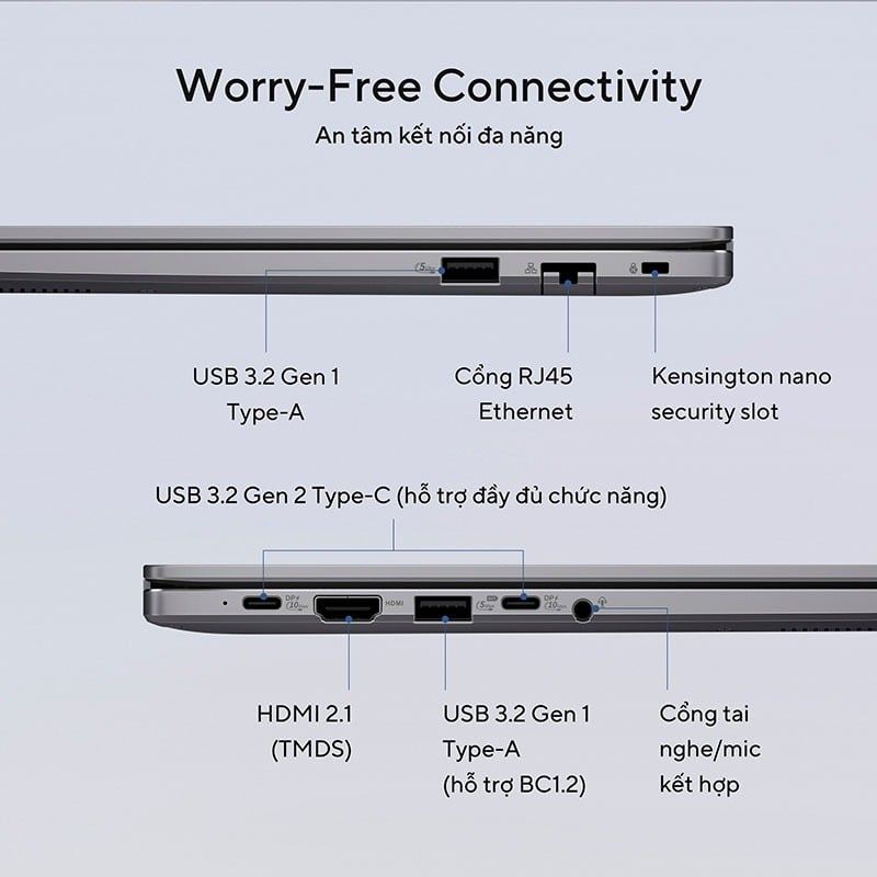 Laptop Asus ExpertBook P3605CVA-PL0042W I5-13420H/16GB/SSD 512GB/Backlit Keyboard/Wifi 6 2*2 + BT 5.3/63WHrs 3-cell/16