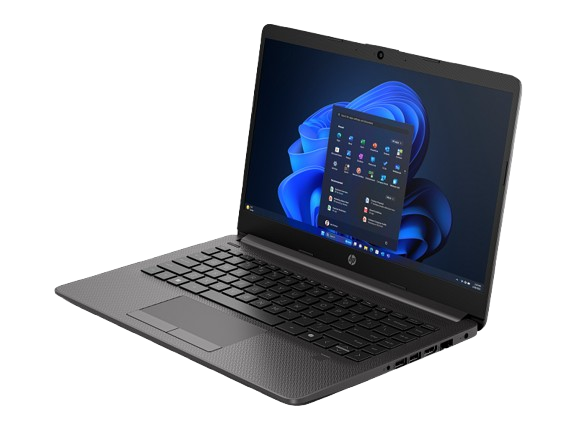 Laptop HP 240R G9 i3-1315U/8G/512GSSD/14.0FHD/WL/BT/3C/W11SL/Xám đen  AX3C6AT