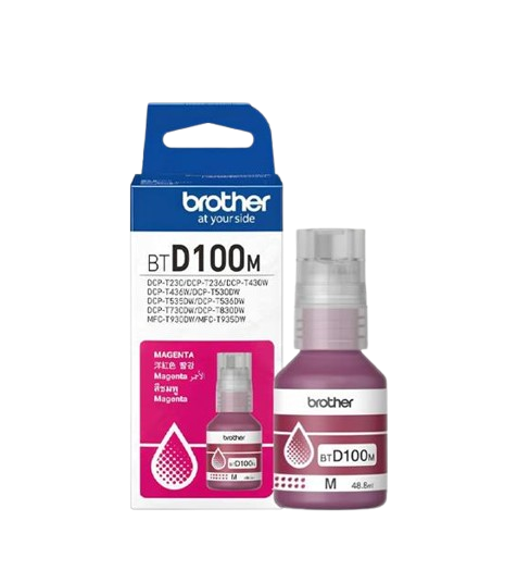 Mực in phun màu đỏ brother BTD100M