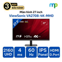 Màn hình ViewSonic VA2708-4K-MHD IPS 27 inch 4K UHD 60Hz