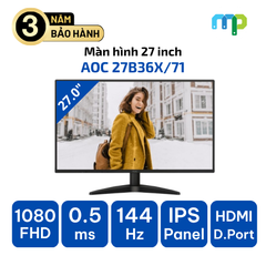 Màn hình AOC 27B36X/71 IPS 27 inch FHD 144Hz