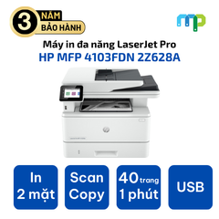 Máy in đa chức năng HP LaserJet Pro M FP 4103fdn 2 Z628A