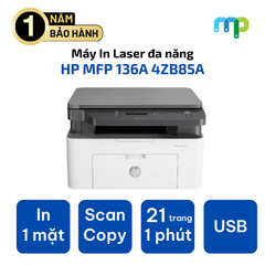 Máy in HP Laser đa chức năng MFP 136A 4ZB85A
