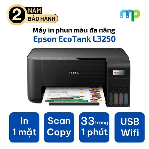 Máy in phun màu Epson L3250 (Print/ Copy/ Scan/Wifi)