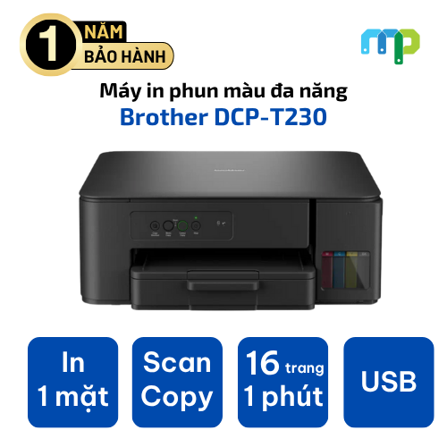 Máy in phun màu đa năng Brother DCP-T230