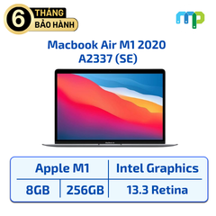 Laptop Apple Macbook Air M1 2020  A2337/8GB/SSD 256GB /13.3