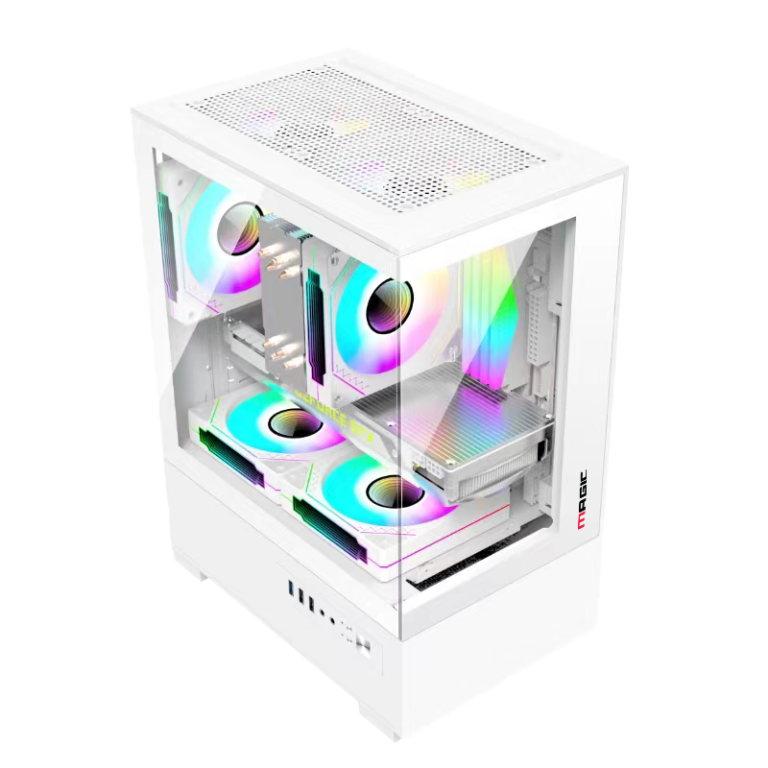 Thùng máy Magic MIX - Trắng | Micro ATX, không kèm fan