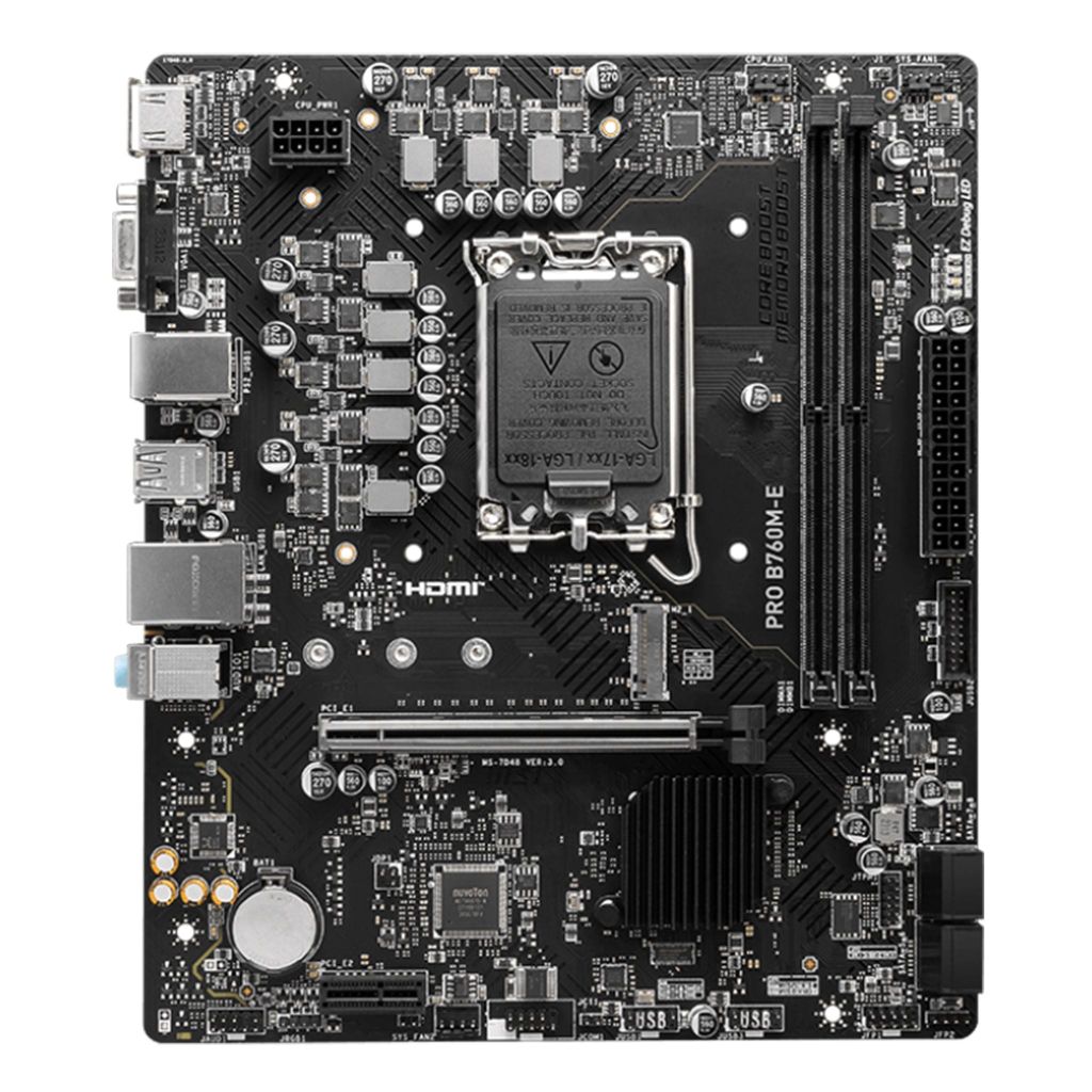 Mainboard MSI PRO B760M-E DDR5