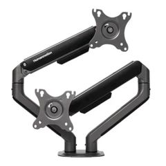 Giá treo màn hình đôi Human Motion T6 Pro Dual - Đen | 17 - 32 inch