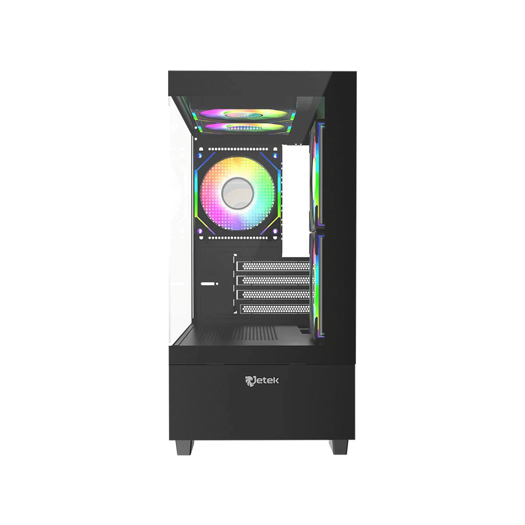 Thùng máy Jetek CSGO2 Combat | Đen, không kèm fan