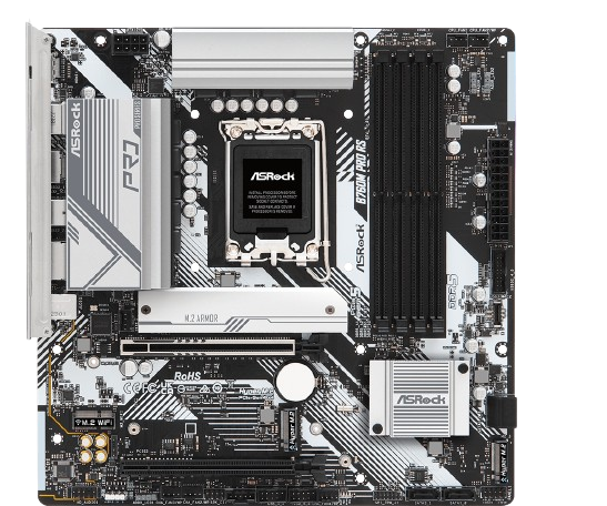 Mainboard Asrock B760M Pro RS (Intel B760/LGA1700/4x DDR5 Micro ATX)