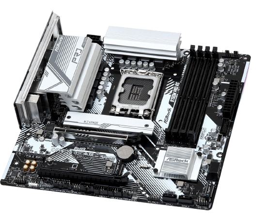 Mainboard Asrock B760M Pro RS (Intel B760/LGA1700/4x DDR5 Micro ATX)