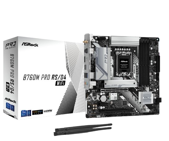 Mainboard Asrock B760M PRO RS Wifi DDR4
