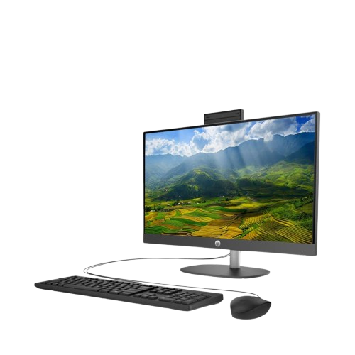 Máy bộ HP ProOne 240 G10 AIO Core U7-155U/8G/512GSSD/23.8FHD/IPS/WL/BT/W11SL/ĐEN AY2G6PT
