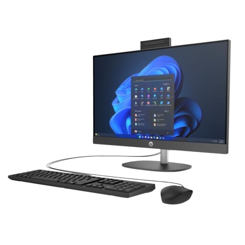 Máy bộ HP ProOne 240 G10 AIO i7- 1355U/8G/256GSSD/23.8FHD/ IPS/WL/BT /KB/M /W11SL/ĐEN 8W8K2PA