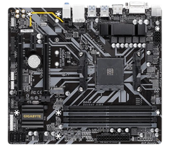 Mainboard Gigabyte B450M DS3H QSD