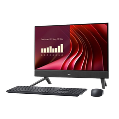 Máy bộ Dell 24AIO EC24250 Core7-150U/16GD5/512SSD/23.8FHD/SP/Camera/BT/KB/M/W11+OFFICE2024/ĐEN DR93T7