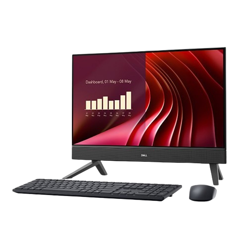 Máy bộ Dell 24AIO EC24250 i5-1334U(10*3.4)/16GD5/1TSSD/23.8FHD/Camera /BT/KB/M/W11SL+OFFICE2024/ĐEN DR93T51