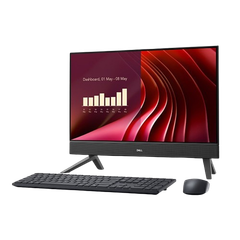 Máy bộ Dell 24AIO EC24250 i5-1334U(10*3.4)/8GD5/512SSD/23.8FHD/Camera /BT/KB/M/W11SL+OFFICE2024/ĐEN DR93T5