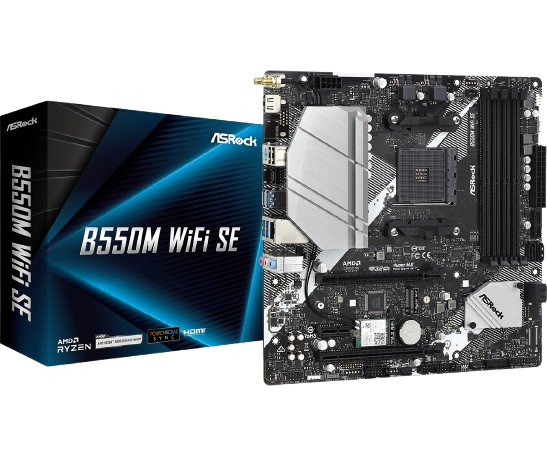 Mainboard ASRock B550M WiFi SE DDR4