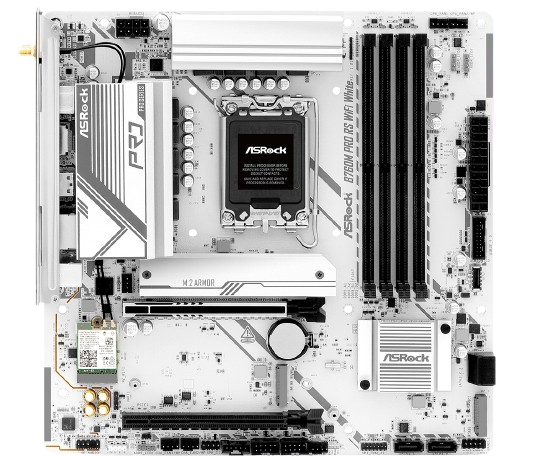 Mainboard ASRock Special Edition Full White B760M Pro RS WIFi 6E WHITE DDR5