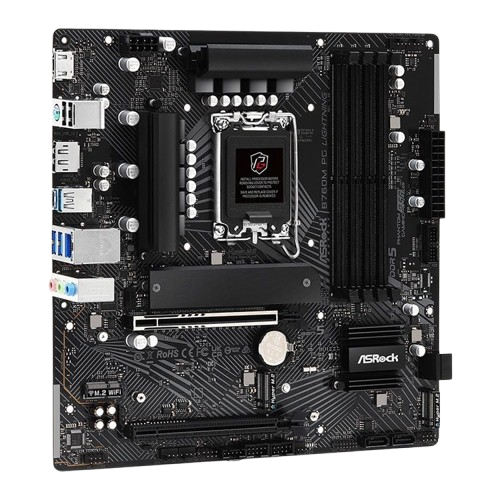 Mainboard ASRock B760M PG Lightning/ Intel B760/ Socket 1700/ Micro ATX/ 4 khe DDR5