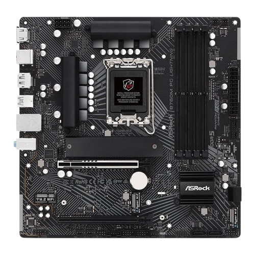Mainboard ASRock B760M PG Lightning/ Intel B760/ Socket 1700/ Micro ATX/ 4 khe DDR5