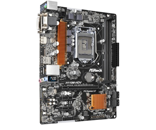 Mainboard Asrock H110M Cũ QSD