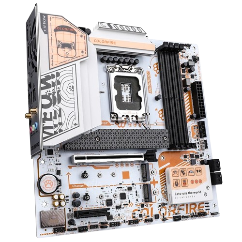 Mainboard Colorfire B760M-MEOW DDR5 ORANGE