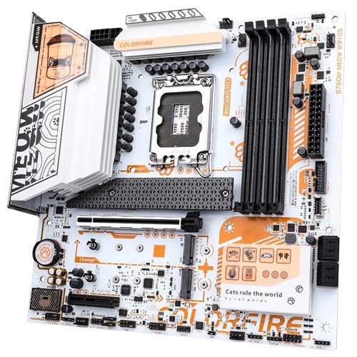 Mainboard Colorfire B760M-MEOW DDR5 ORANGE