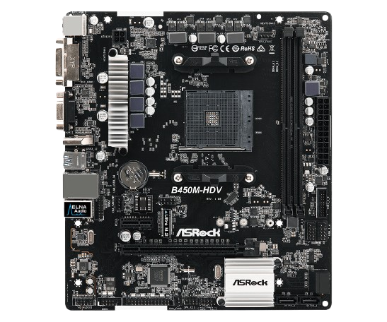 Mainboard Asrock B450M HDV DDR4